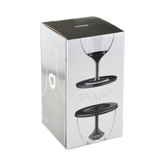 Foto 6 | Copas De Vino Asobu Vt13-9228 Stackngo Unbreakable, 300 Ml, Juego De 2 - Venta Internacional.