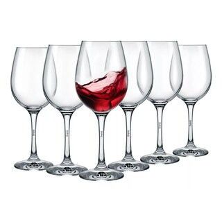 Foto 2 | Set 6 Piezas De Copas Para Vino Tinto Copón Vidrio 13 Oz 384 Ml