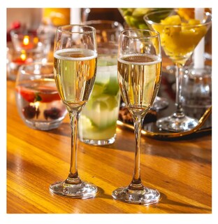 Foto 5 | Set 6 Piezas Copas Flauta Champagne Vidrio 190 Ml 6.5 Oz Transparente