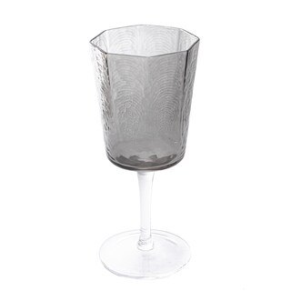 Foto 3 | Set de Copas de Vidrio Crown Baccara Nadin Gris 4 Piezas de 240 ml