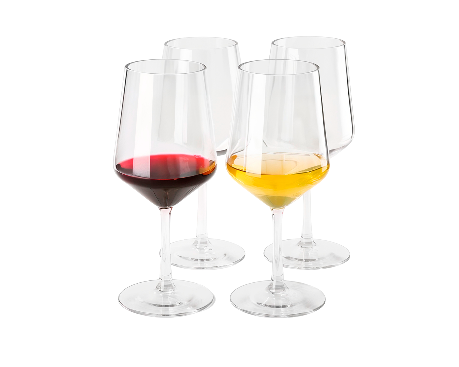 Set De 4 Copas  De Cristal 420 Ml De Vino Bluelander