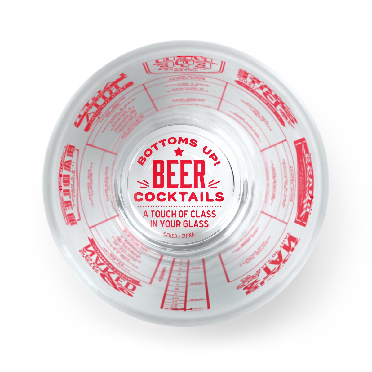 Foto 7 pulgar | Vaso Para Recetas De Cócteles, Auténtico Fred Good Measure, 473 Ml - Venta Internacional.