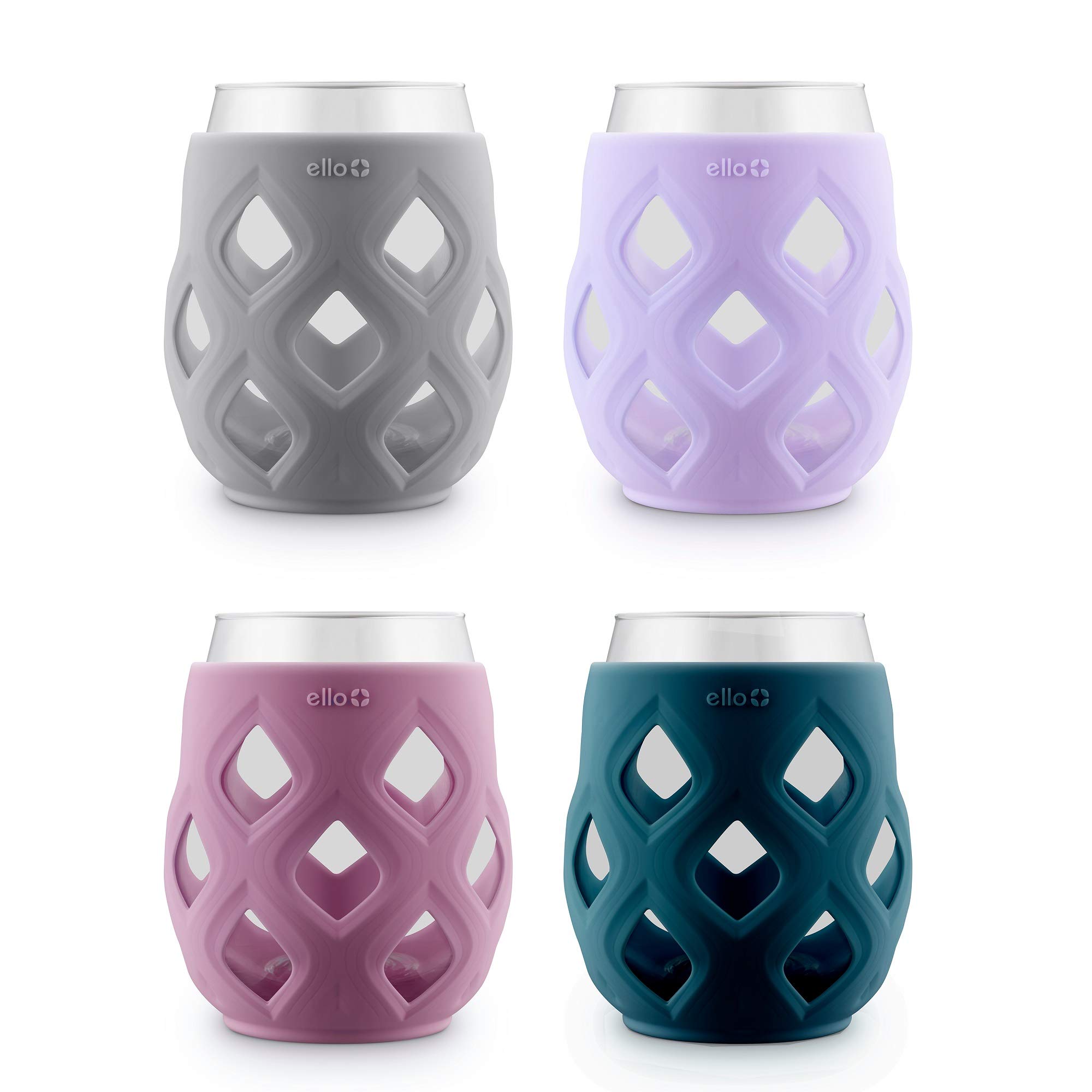 Foto 2 pulgar | Juego De Copas De Vino Ello Cru, 500 Ml, Sin Tallo Y Silicona, Paquete De 4 - Venta Internacional.