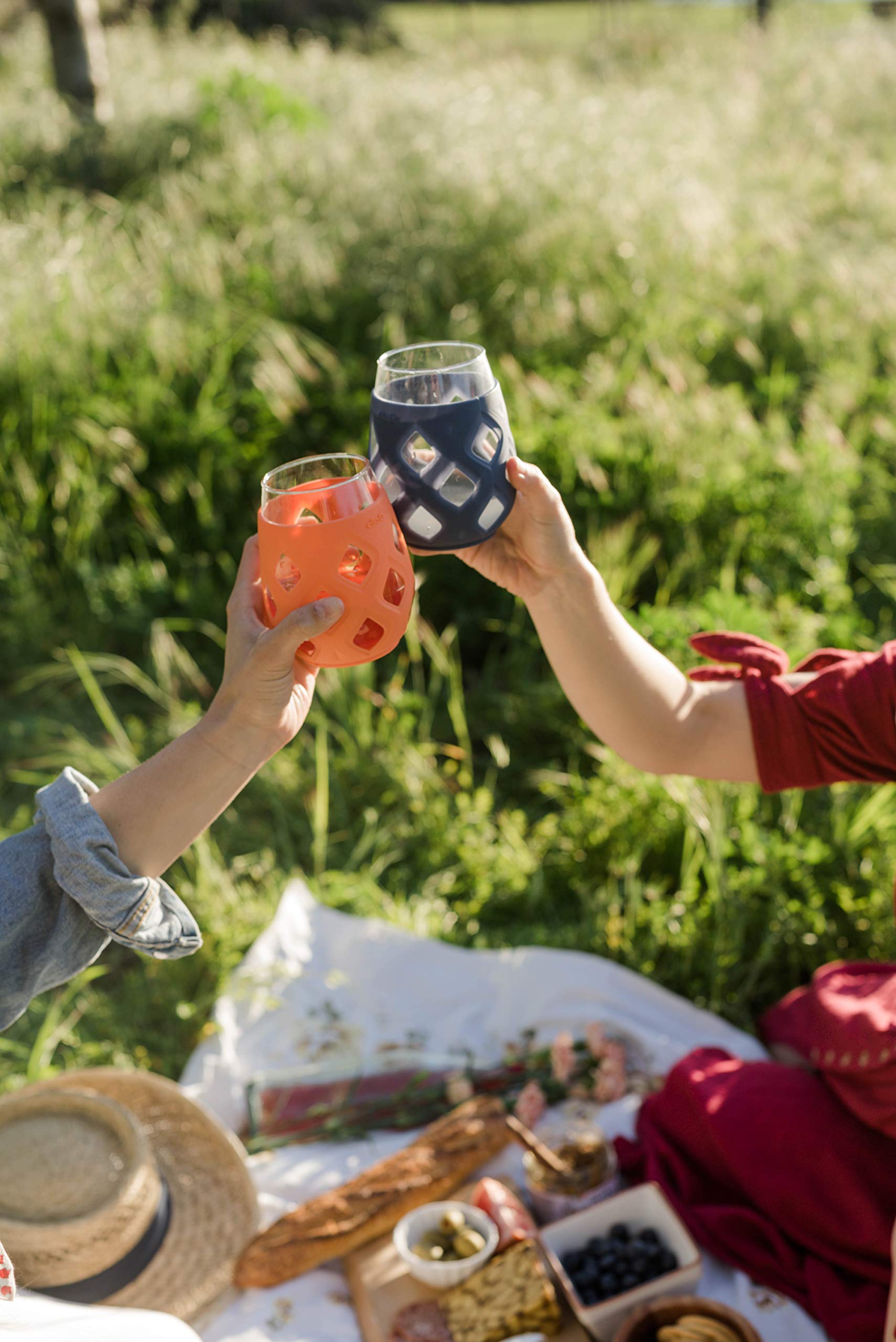 Foto 6 pulgar | Juego De Copas De Vino Ello Cru, 500 Ml, Sin Tallo Y Silicona, Paquete De 4 - Venta Internacional.
