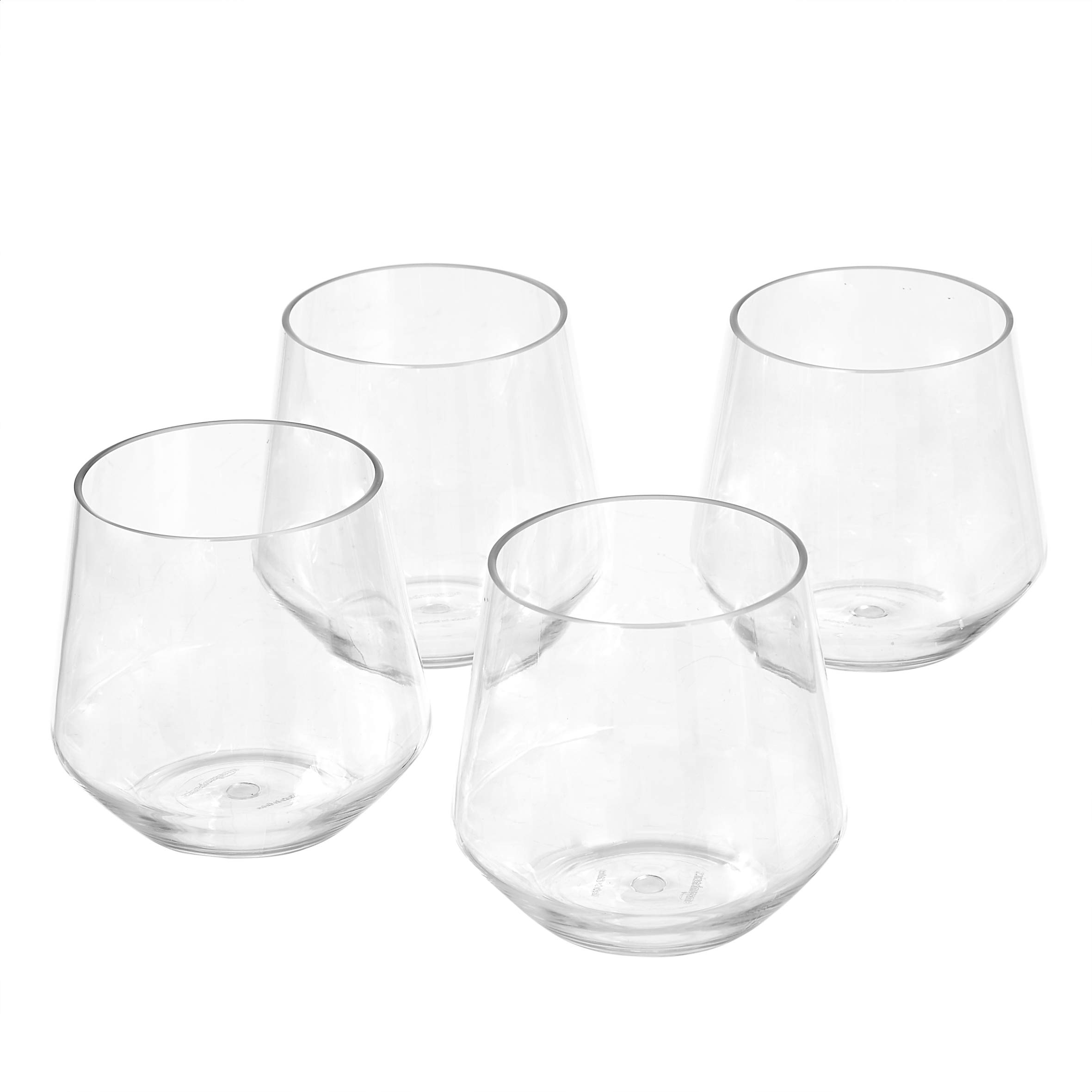 Copa De Vino Amazon Basics Tritan De Plástico Sin Bpa 414 Ml X4 - Venta Internacional.