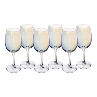 Foto 1 | Set De 6 Copas De Cristal Tornasol 360ml