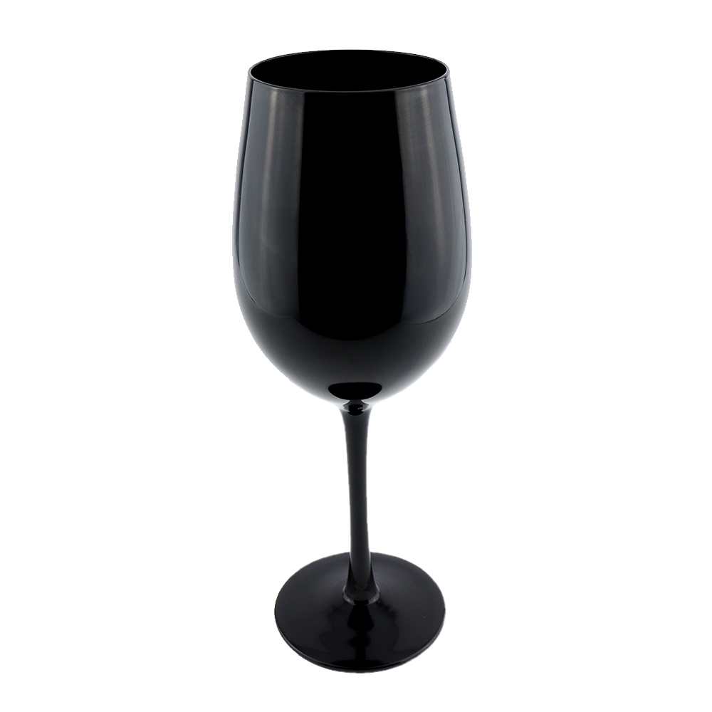 Foto 4 pulgar | Set De 4 Copas De Vino Negro Mate 500 Ml
