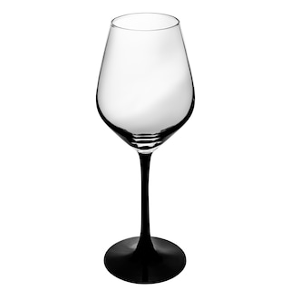 Foto 2 | Set De 4 Copas De Vino - Base Negra - Cristal 720ml