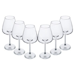 Foto 1 | Set De 6 Copas De Cristal Para Vino Amplia 612ml