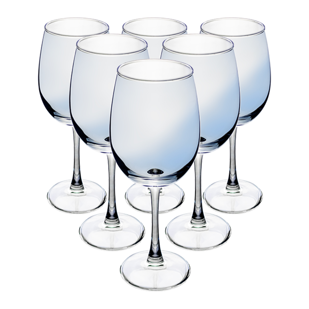 Foto 2 pulgar | Set De 6 Copas De Cristal 465ml (Ej5202hb) – Perfectas Para Cada Ocasión