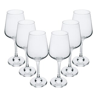 Foto 1 | Set De 6 Copas De Cristal Para Vino 435ml