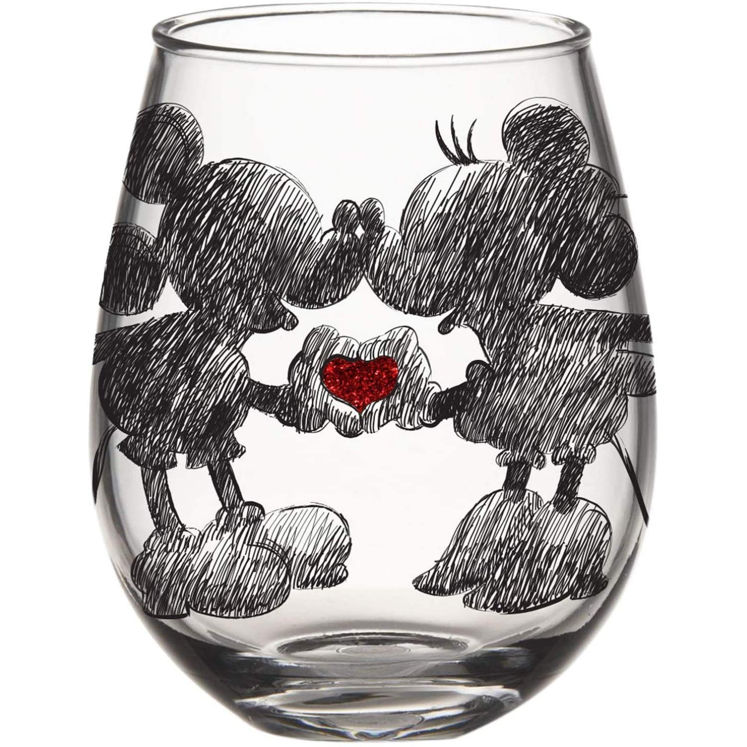 Foto 2 pulgar | Copa De Vino Sin Tallo Silver Buffalo Disney Mickey, 20 Ml - Venta Internacional.
