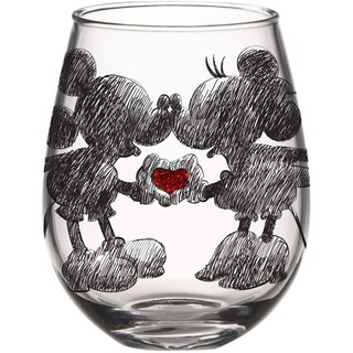 Foto 1 | Copa De Vino Sin Tallo Silver Buffalo Disney Mickey, 20 Ml - Venta Internacional.