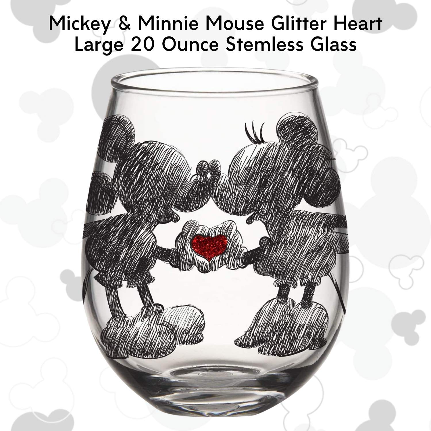 Foto 3 pulgar | Copa De Vino Sin Tallo Silver Buffalo Disney Mickey, 20 Ml - Venta Internacional.