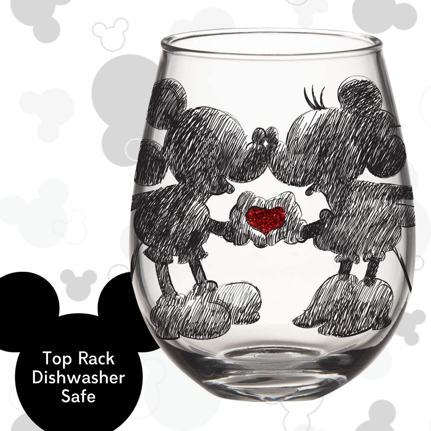 Foto 5 pulgar | Copa De Vino Sin Tallo Silver Buffalo Disney Mickey, 20 Ml - Venta Internacional.