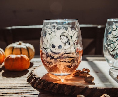 Foto 3 | Set De Copas De Vino Sin Tallo Silver Buffalo Disney Nightmare - Venta Internacional.