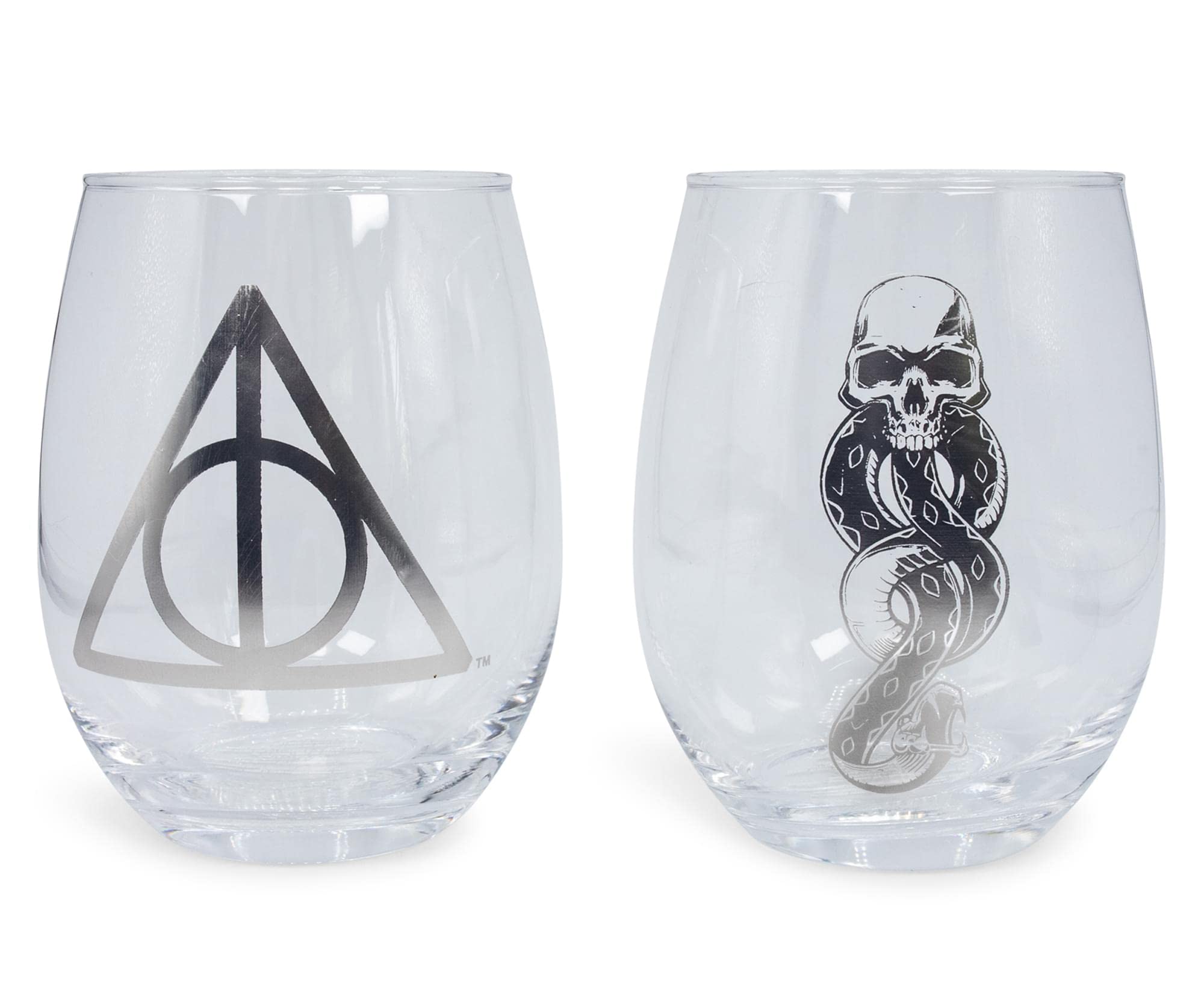 Foto 2 pulgar | Copas De Vino Plateadas Con Iconos De Harry Potter De Buffalo, 600 Ml, Paquete De 2 - Venta Internacional.