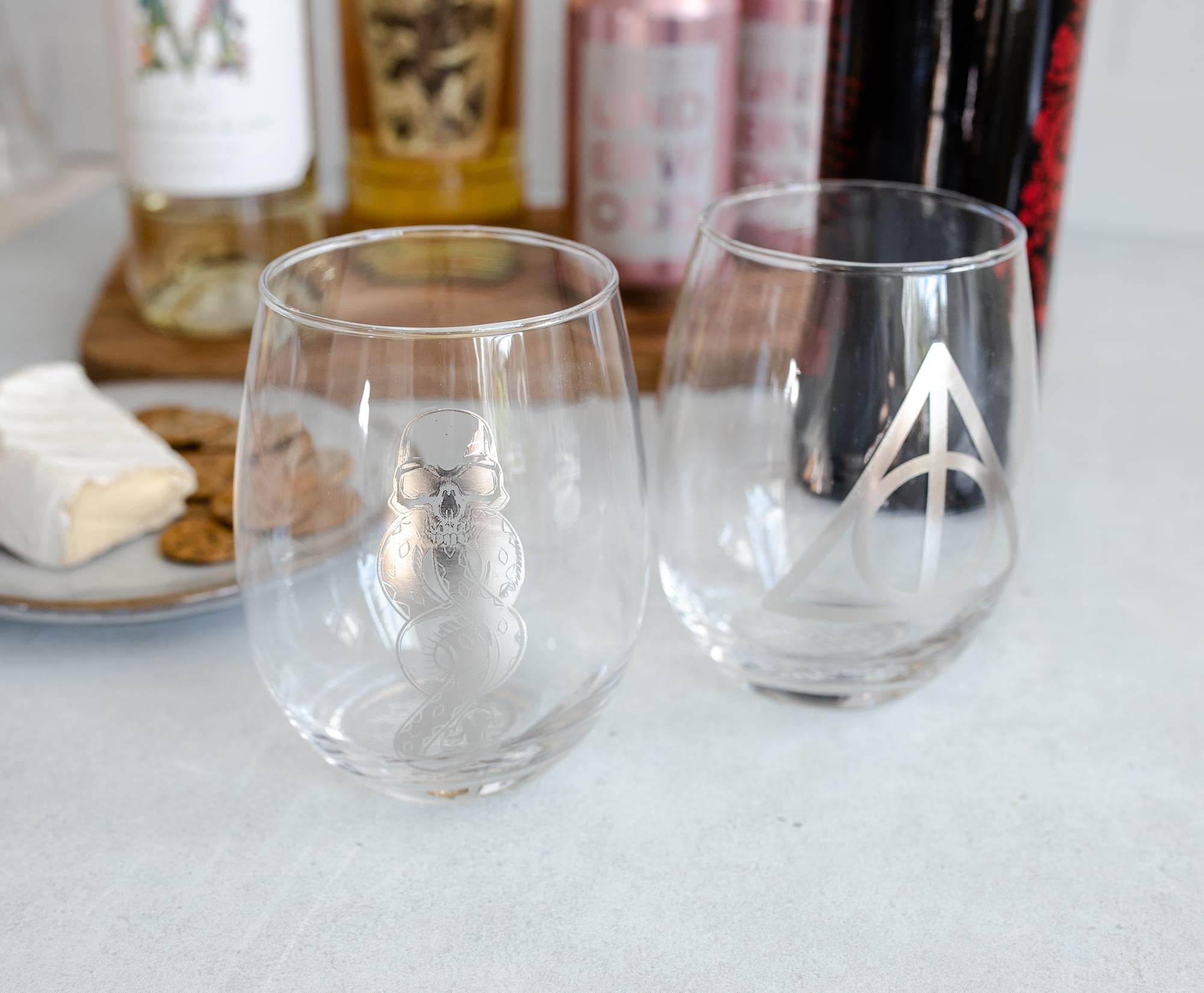 Foto 3 pulgar | Copas De Vino Plateadas Con Iconos De Harry Potter De Buffalo, 600 Ml, Paquete De 2 - Venta Internacional.