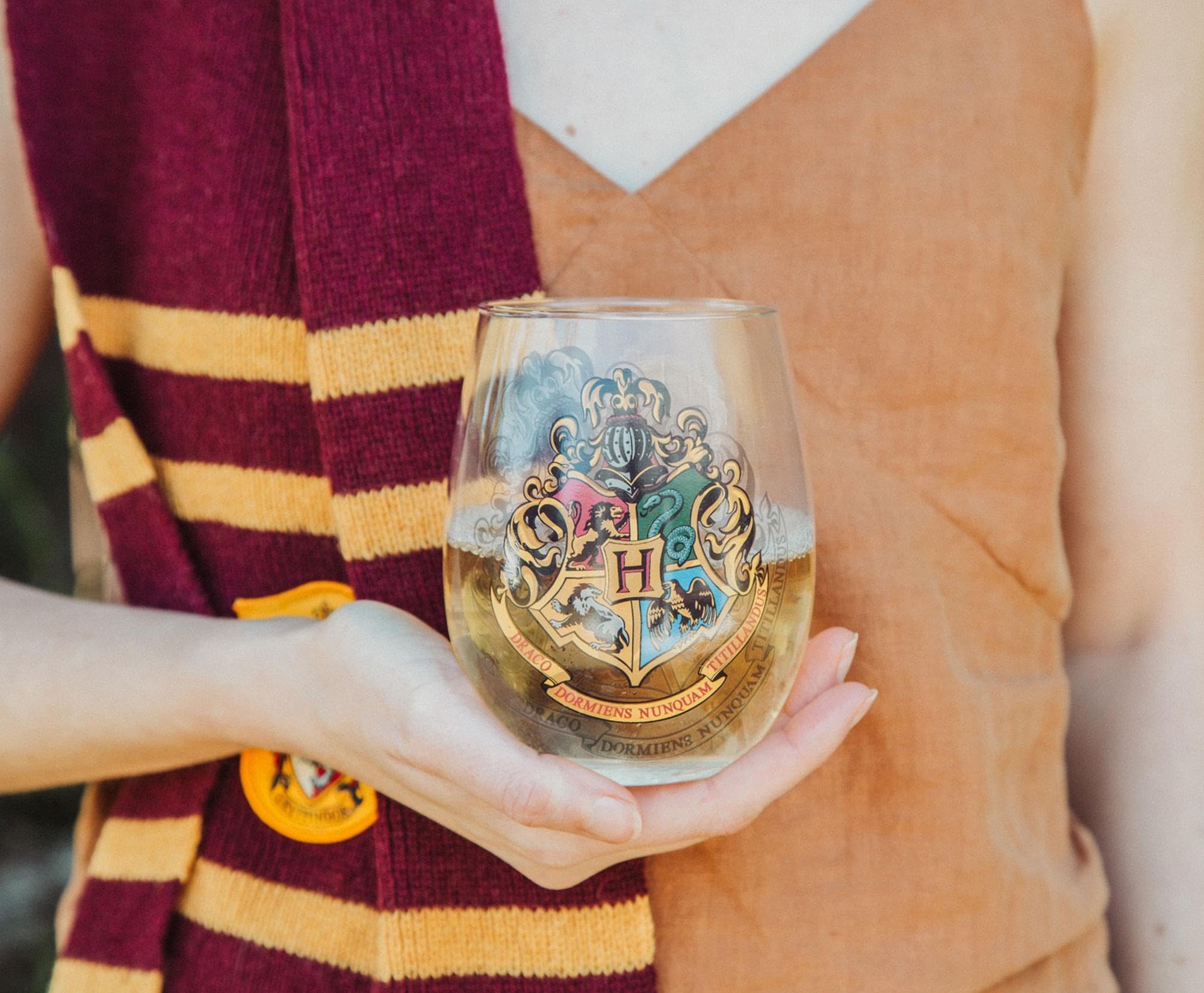 Foto 3 pulgar | Vaso Sin Tallo Plateado Buffalo Harry Potter Hogwarts, 600 Ml - Venta Internacional.