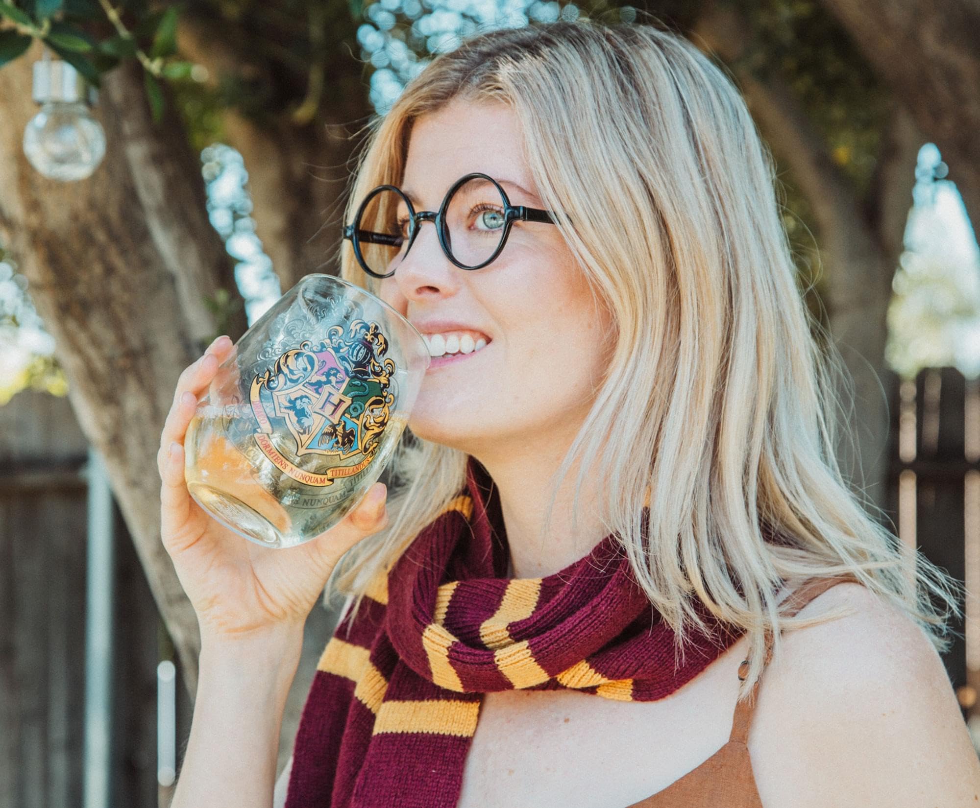 Foto 4 pulgar | Vaso Sin Tallo Plateado Buffalo Harry Potter Hogwarts, 600 Ml - Venta Internacional.