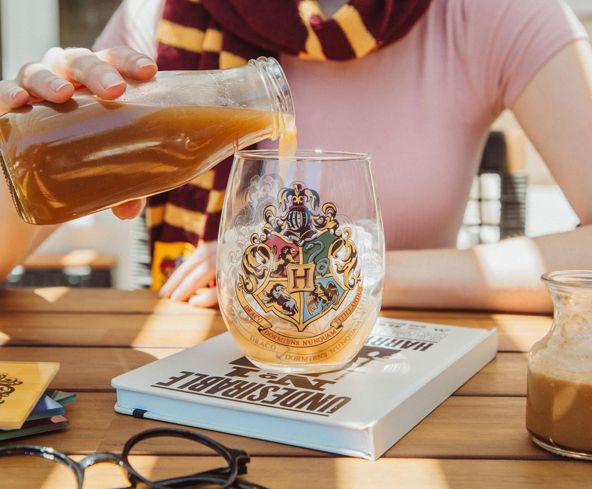 Foto 5 pulgar | Vaso Sin Tallo Plateado Buffalo Harry Potter Hogwarts, 600 Ml - Venta Internacional.