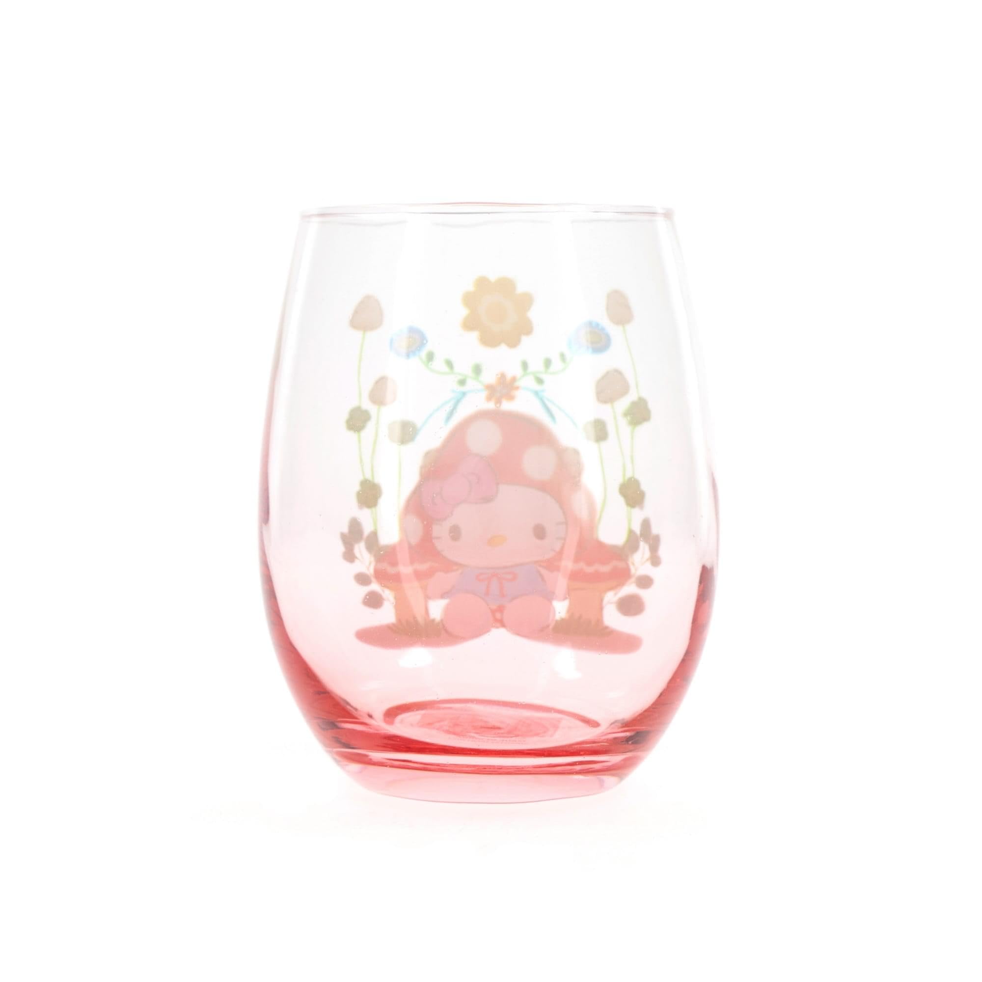 Foto 4 pulgar | Copa De Vino Silver Buffalo Sanrio Hello Kitty Mushroom 600 Ml - Venta Internacional.