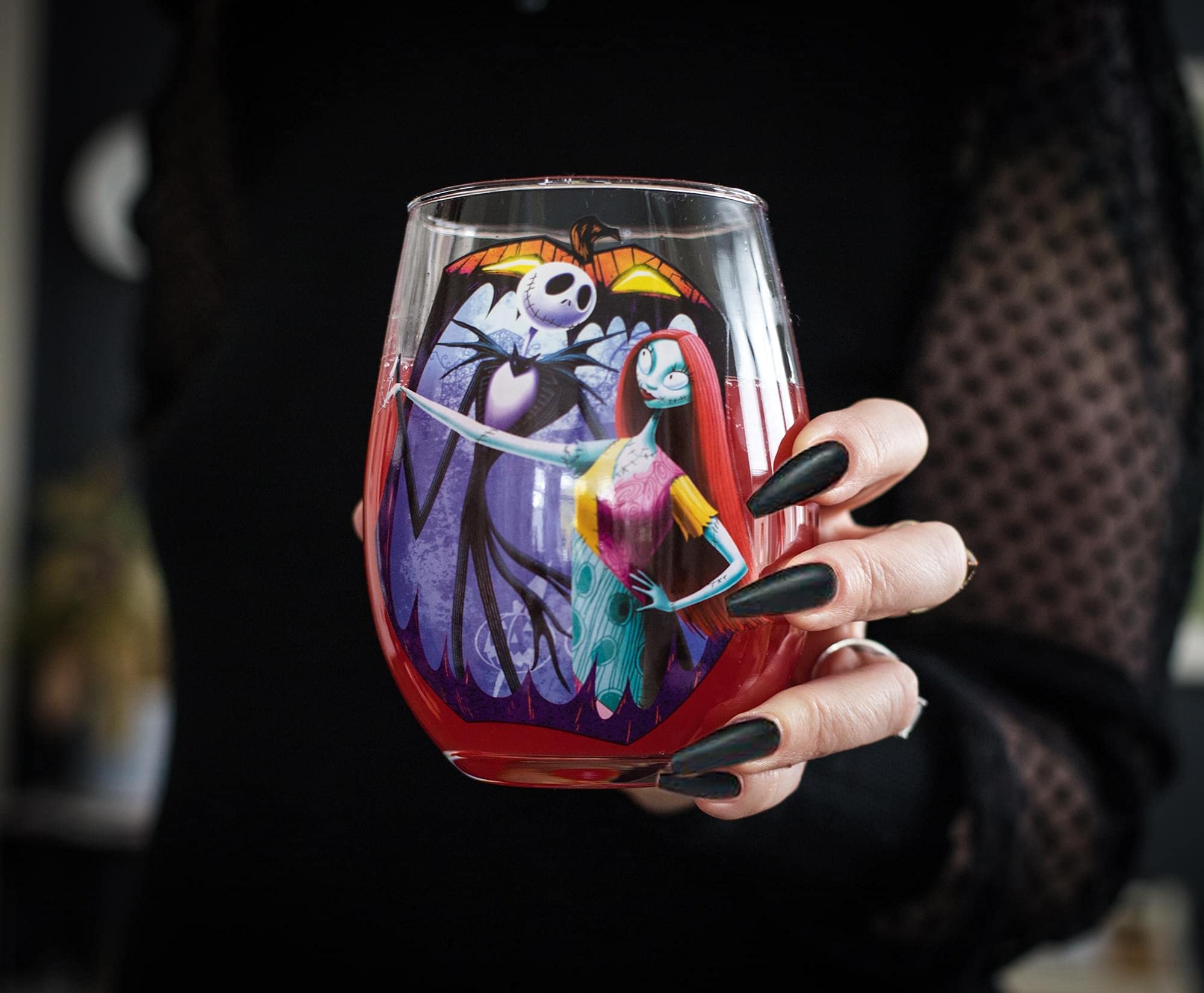 Foto 5 pulgar | Copa de Vino Sin Tallo Disney The Nightmare Before Christmas - Venta Internacional