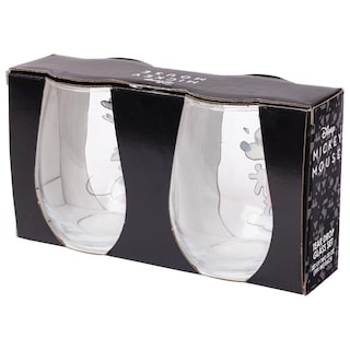 Foto 2 | Set De Vasos Sin Tallo Silver Buffalo Disney Mickey Minnie 600 Ml - Venta Internacional.