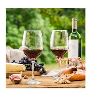 Foto 5 | Set 6 Piezas De Copas Para Vino Tinto Copón Vidrio 13 Oz 384 Ml