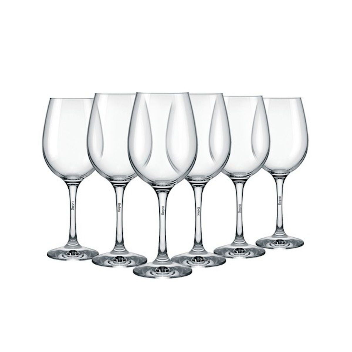 Set 6 Piezas De Copas Belug Para Vino Tinto Copón Vidrio 13 Oz 384 Ml