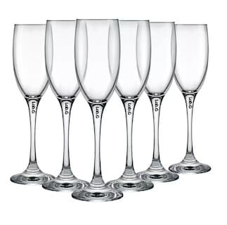Foto 1 | Set 6 Piezas De Copas Para Vino 190 Ml 6.5 Oz, Transparente