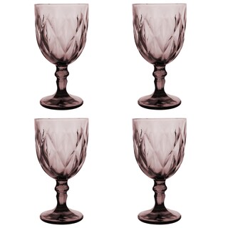 Foto 1 | Copas de Vidrio Vino Vittori Púrpura 4 Piezas