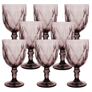 Foto 1 | Copas de Vidrio Vino Vittori Púrpura 8 Piezas