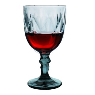Foto 3 | Copas de Vidrio Vino Vittori Azules 8 Piezas