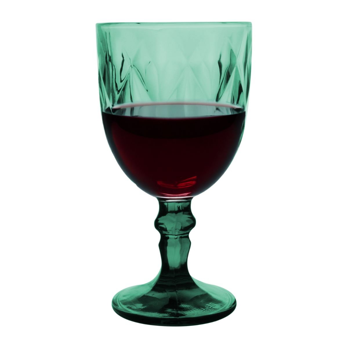 Foto 4 pulgar | Copas de Vidrio Vino Vittori Verdes 8 Piezas