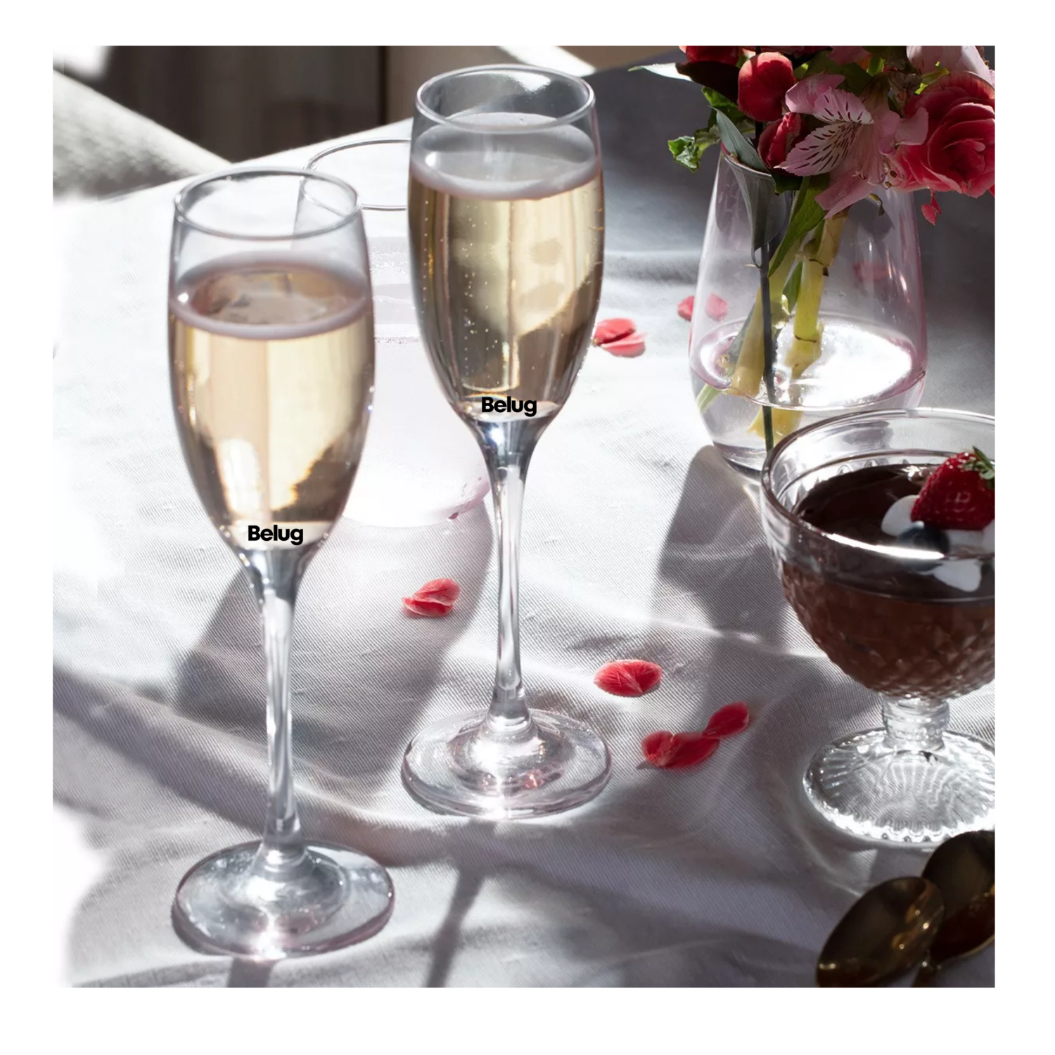 Foto 3 pulgar | Set 6 Piezas Copas Flauta Champagne Vidrio 190 Ml 6.5 Oz, Belug Transparente