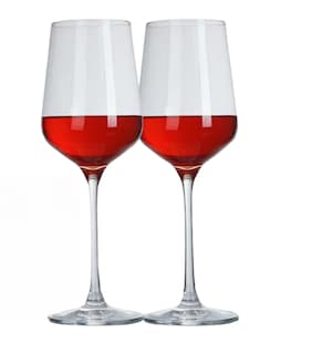 Foto 1 | Juego Xtellar De 2 Copas Vino Tinto Vidrio De Cristal 481 Ml