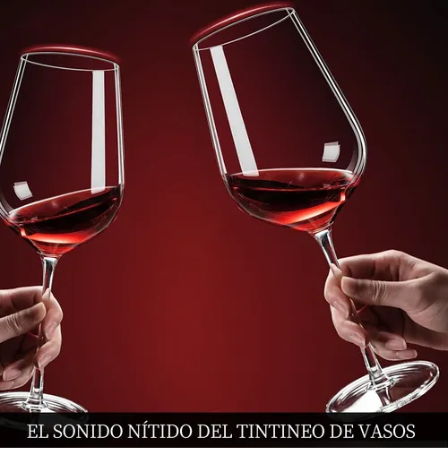Foto 4 pulgar | Juego Xtellar De 2 Copas Vino Tinto  Vidrio De Cristal 481 Ml