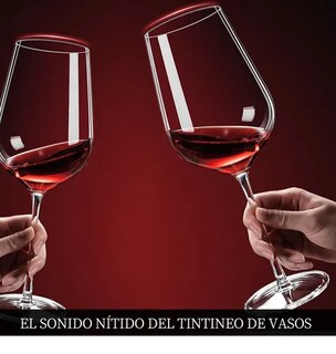 Foto 3 | Juego Xtellar De 2 Copas Vino Tinto Vidrio De Cristal 481 Ml