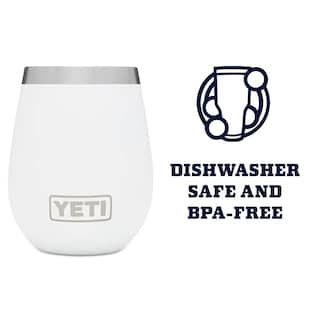 Foto 5 | Vaso De Vino Yeti Rambler De Acero Inoxidable De 300 Ml, 2 Unidades, Color Blanco - Venta Internacional.