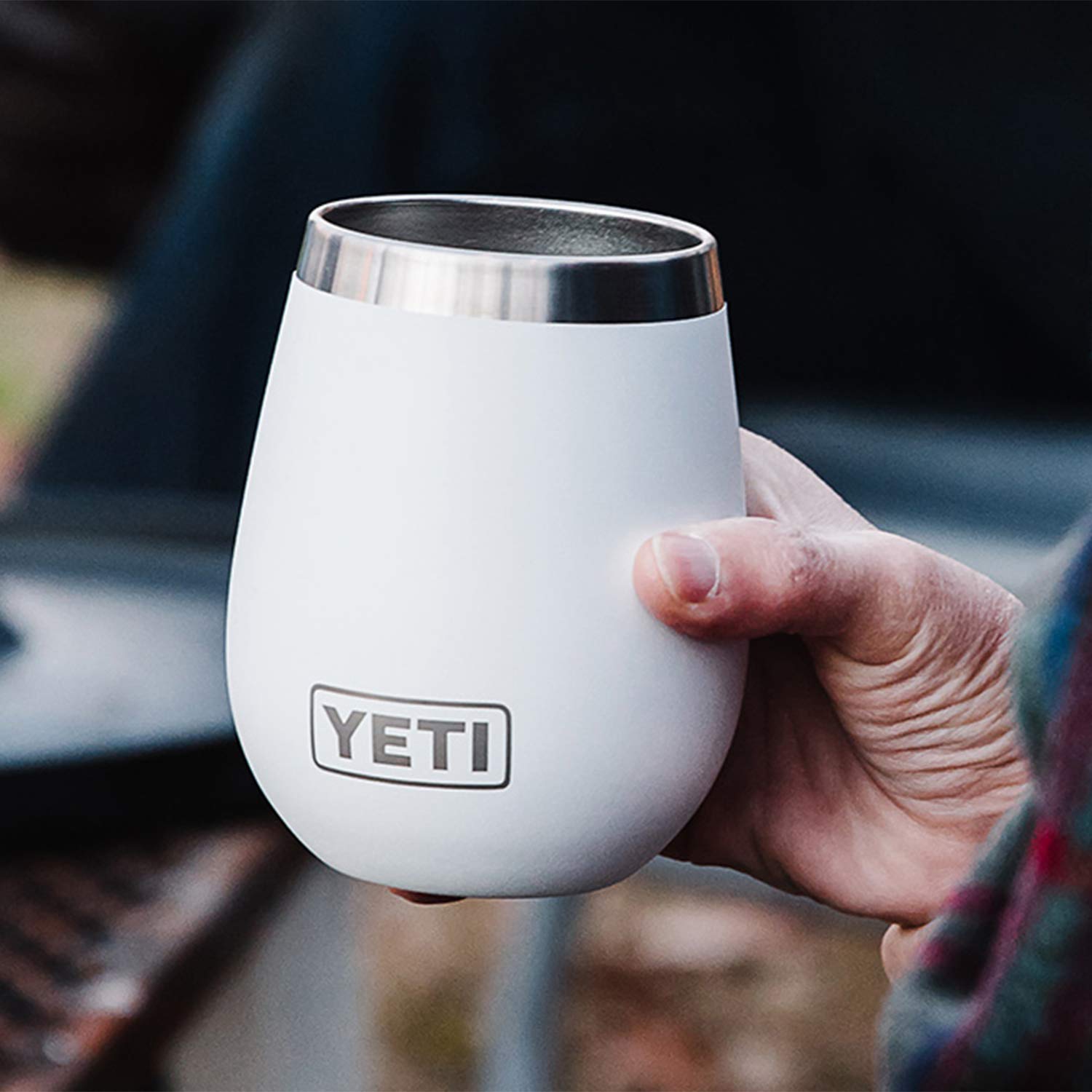 Foto 7 pulgar | Vaso De Vino Yeti Rambler De Acero Inoxidable De 300 Ml, 2 Unidades, Color Blanco - Venta Internacional.
