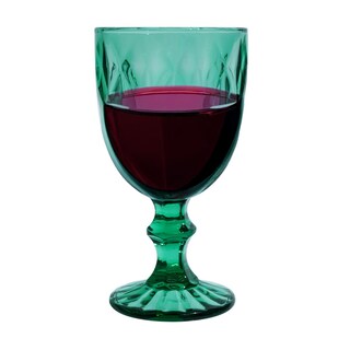 Foto 4 | Copas De Vidrio Vittori Verdes Cristal 8 Piezas 245 Ml