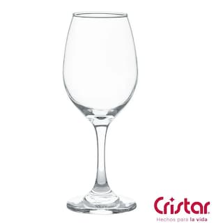 Foto 1 | 6 Copas Para Vino De Vidrio 318 Ml Cristar