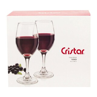 Foto 8 | 6 Copas Para Vino De Vidrio 318 Ml Cristar