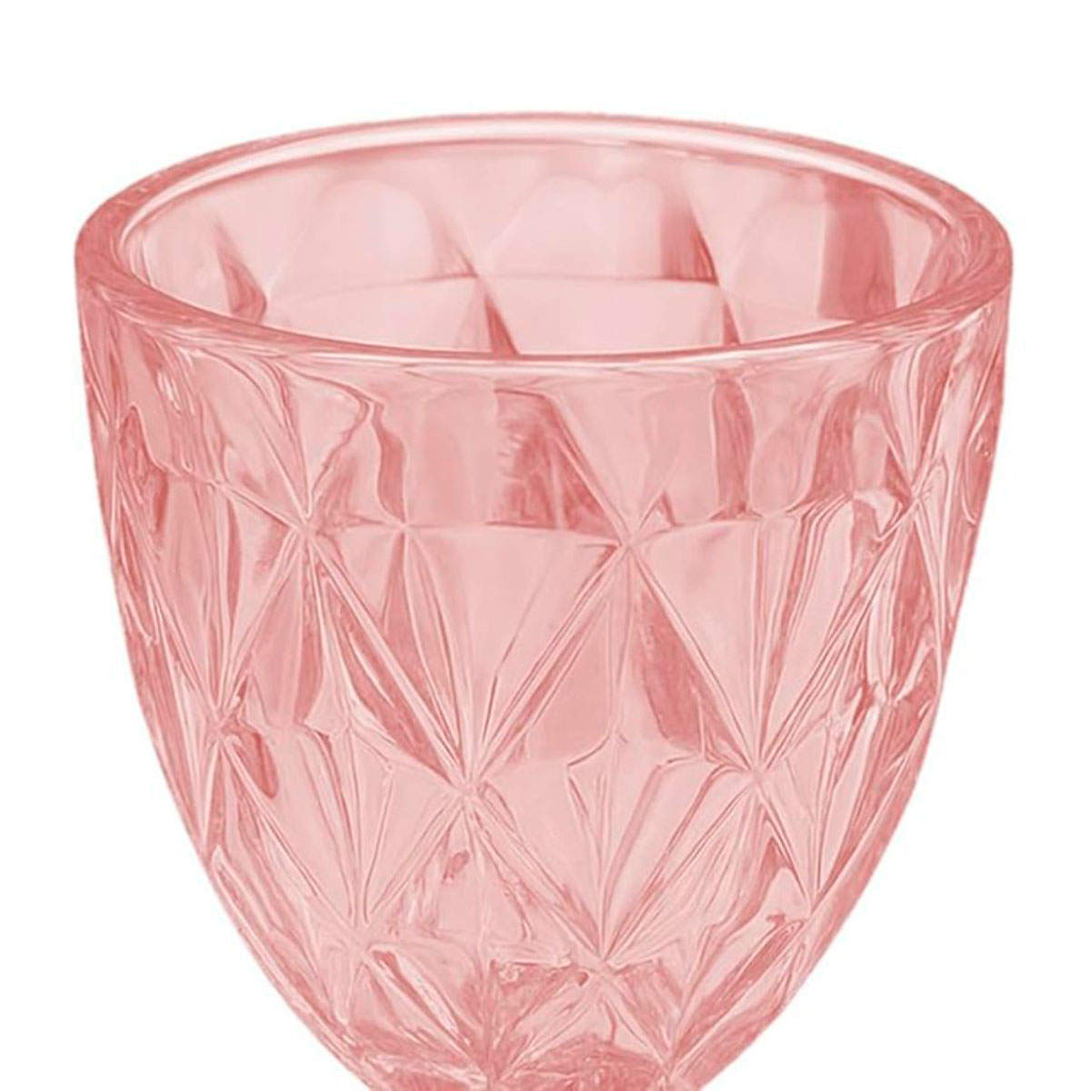 Foto 5 pulgar | Juego De 6 Copas De Vidrio 240 ml, Copas Coloridas Para Agua, Vino O Cócteles (Rosa) Bluelander