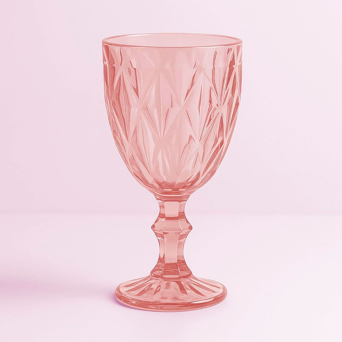 Foto 7 pulgar | Juego De 6 Copas De Vidrio 240 ml, Copas Coloridas Para Agua, Vino O Cócteles (Rosa) Bluelander