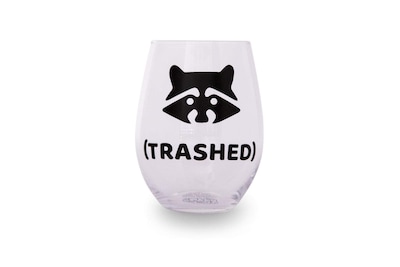 Foto 2 | Copa De Vino Toynk Raccoon Trashed Funny Novelty 600 Ml - Venta Internacional.