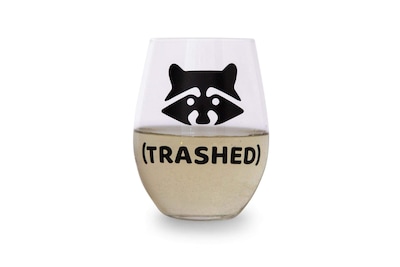 Foto 3 | Copa De Vino Toynk Raccoon Trashed Funny Novelty 600 Ml - Venta Internacional.
