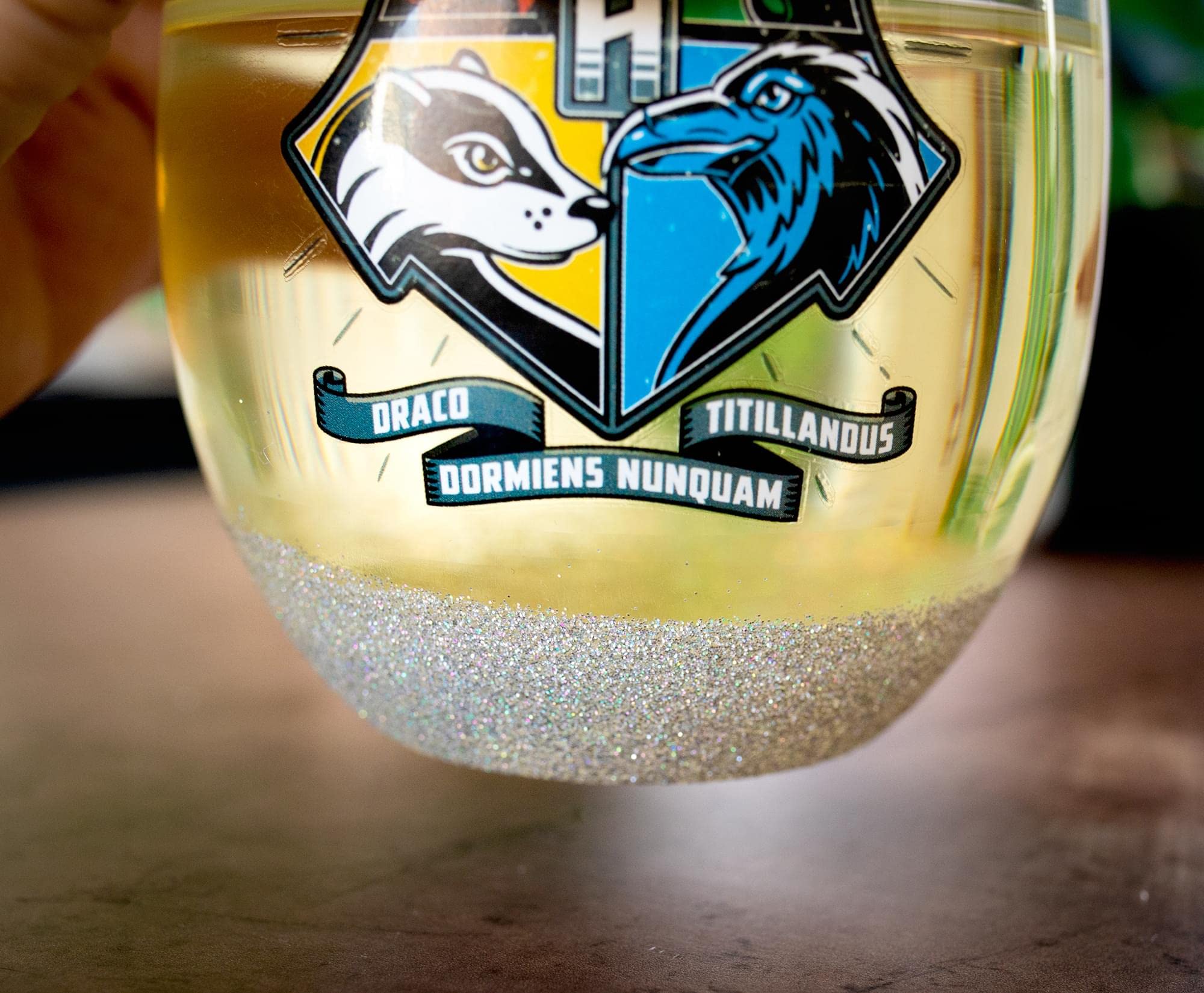 Foto 5 pulgar | Copa De Vino Silver Buffalo Harry Potter Hogwarts 590ml - Venta Internacional.