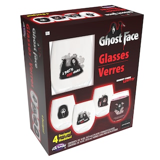 Foto 1 | Set De Vasos De Vino Fun World Ghost Face 16 Onzas 4 Piezas - Venta Internacional.
